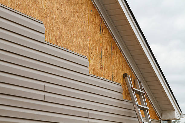 Professional Siding technician working in Round Hill, VA